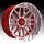 TIS Offroad 560MRL Machined Red Custom Truck Wheels